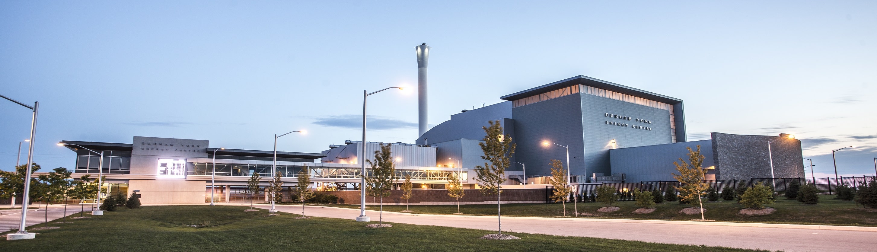 Outside view of the Durham York Energy Centre
